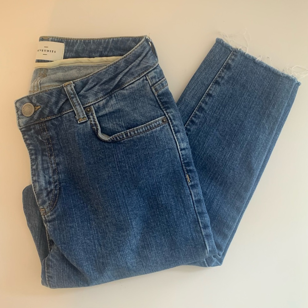 Five Units Denim Jeans, Sz 27